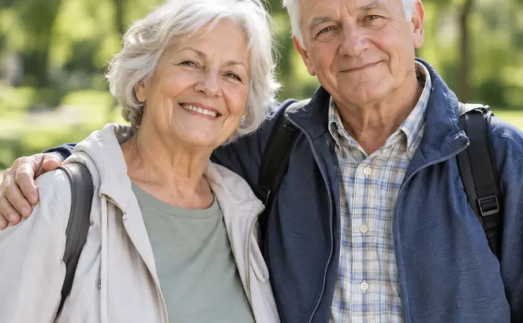 Seniorzy podczas spotkania z pracownicą MOPS